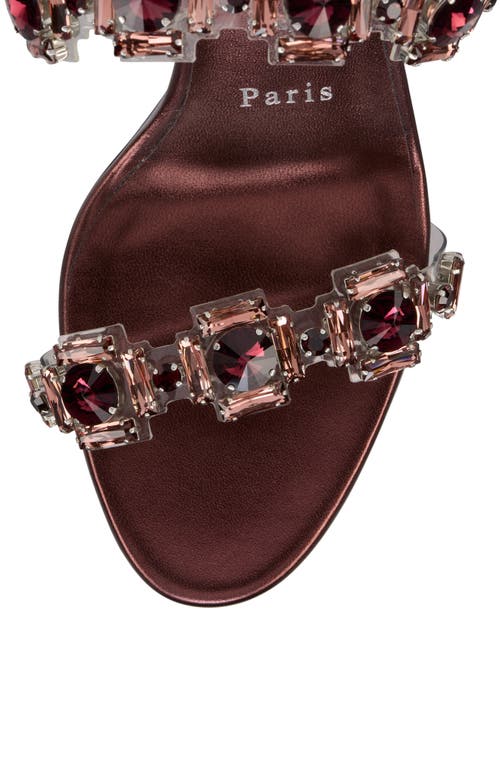 Christian Louboutin Just Jewel Crystal Embellished Stiletto Sandal In Multi