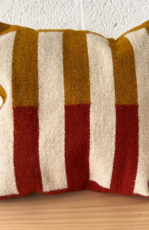 Wool Tri Colored Pillow Nº1 - Cover Only