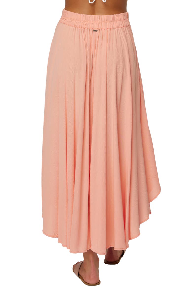 Marni Asymmetric Skirt, Alternate, color, PEACH