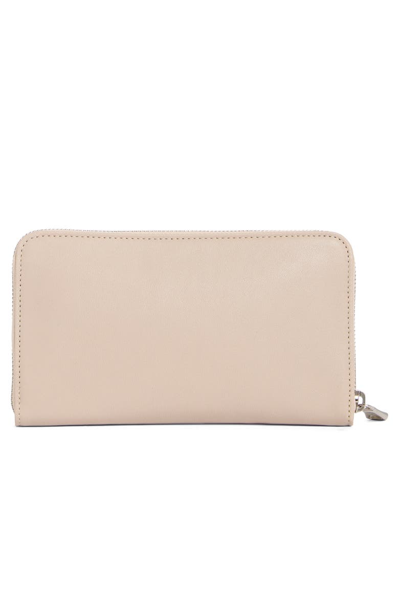 Longchamp Le Pilage Cuir Zip Wallet, Alternate, color, Clay