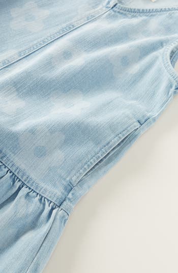 Kids' Denim Drop Waist Dress
