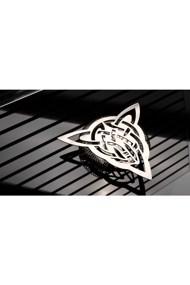 Celtic Knot Premium Bar Strainer, Alternate, color, Silver