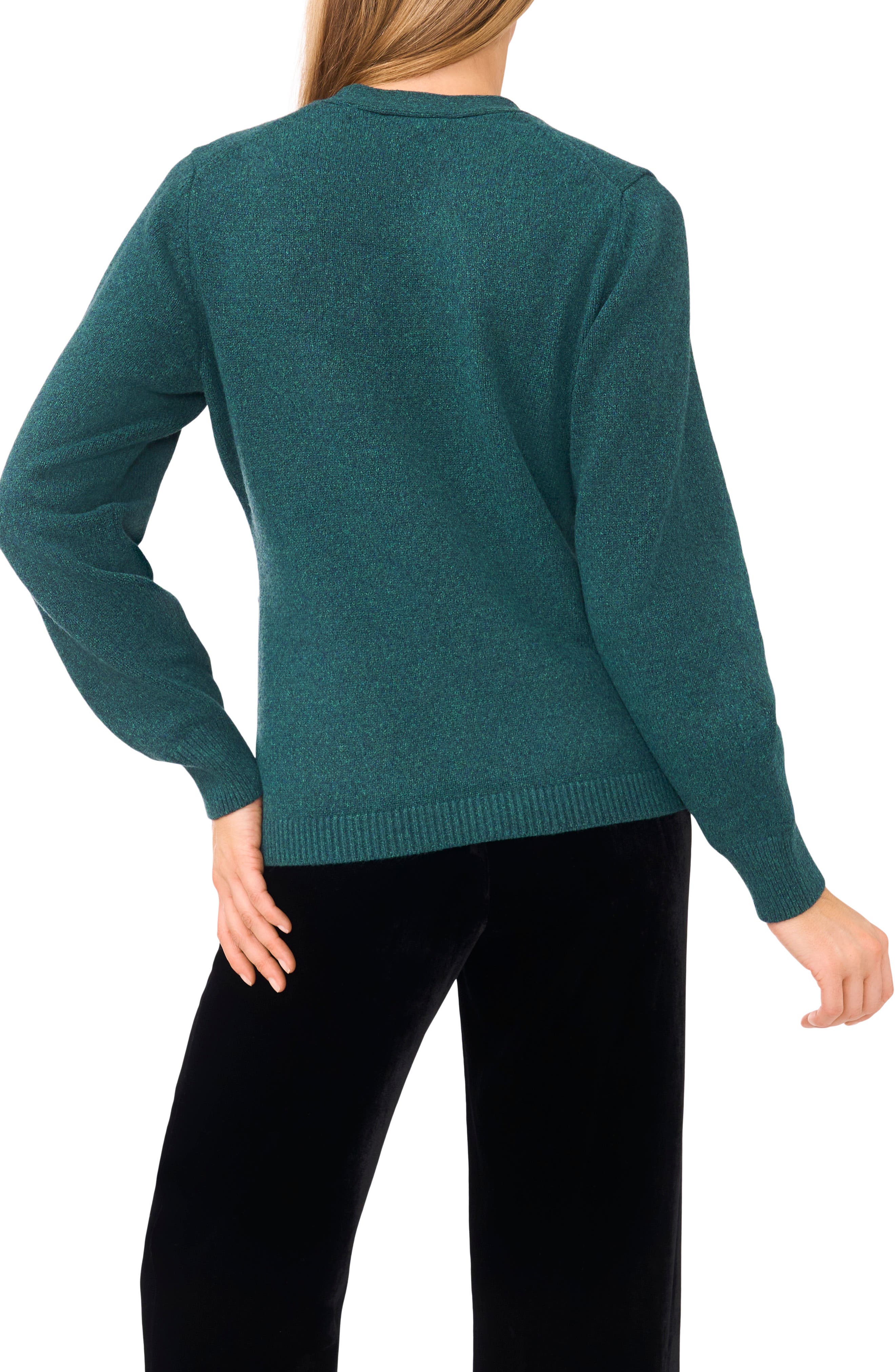 V-Neck Button Front Cardigan - image 4