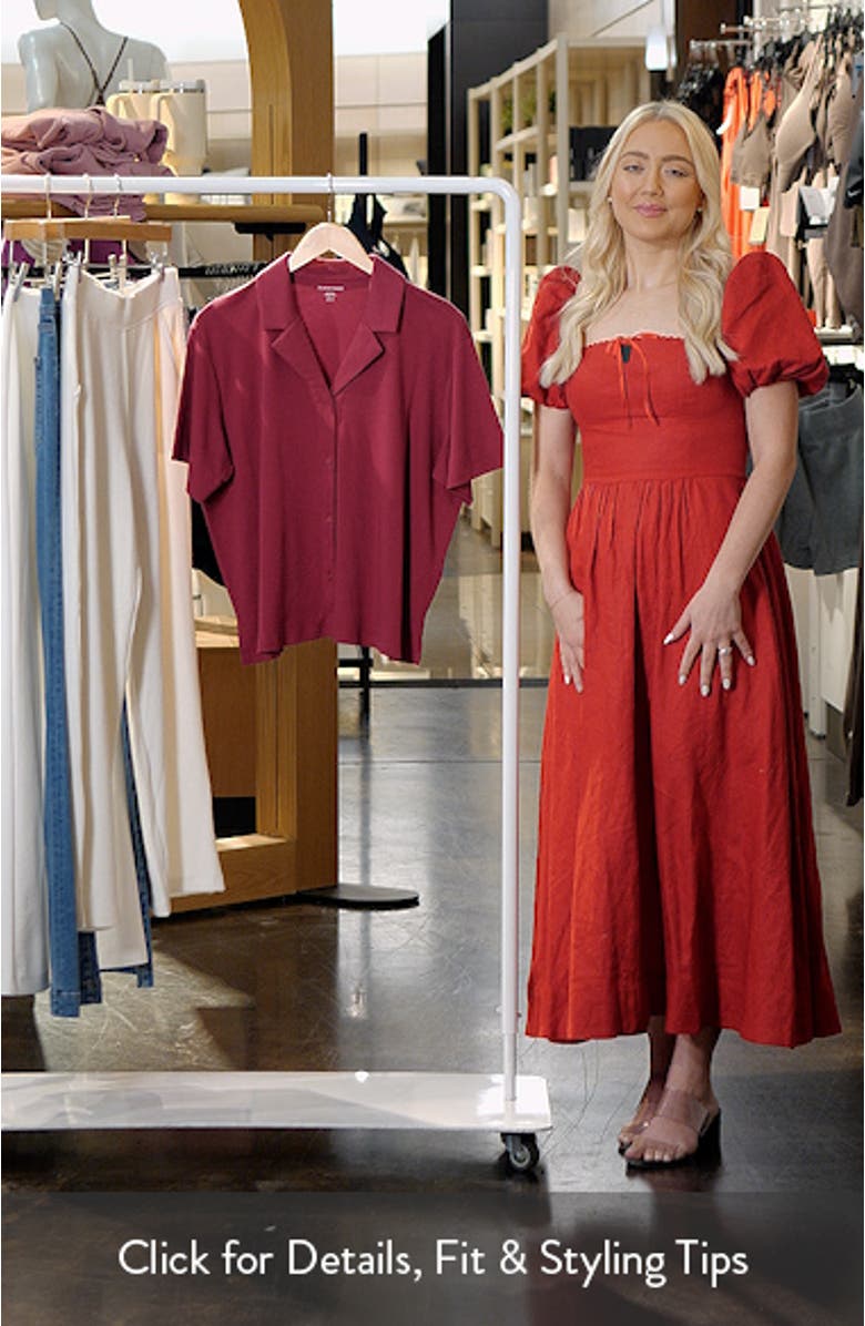 Organic Cotton Pajama Top, sales video thumbnail