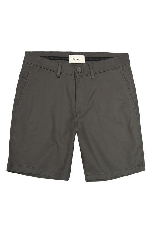 Dl1961 Jake Dynamic Chino Shorts In Dark Grey