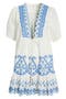  White / Ocean Eyelet