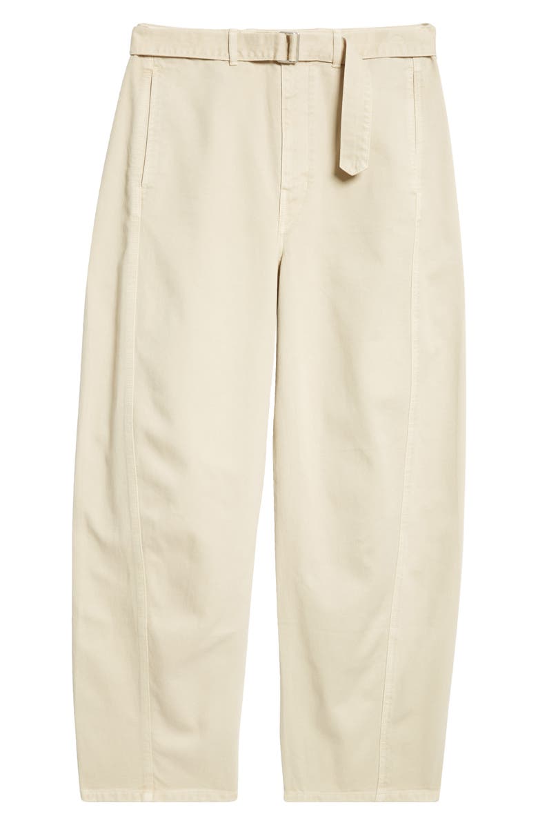 Lemaire Twisted Seam Belted Straight Leg Pants, Alternate, color, 