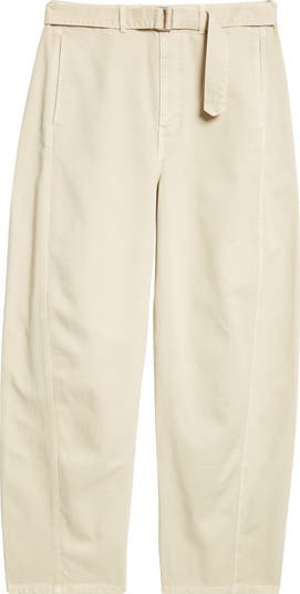 Lemaire Twisted Seam Belted Straight Leg Pants | Nordstrom Lemaire Twisted Seam Belted Straight Leg Pants | Nordstrom
