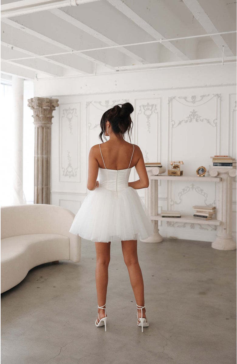 Untamed Petals Sylvie Mini Dress, Alternate, color, Ivory