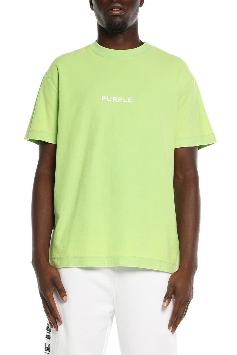 Cotton Jersey Logo Graphic T-Shirt, Main, color, GREEN
