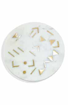 Tiramisu Aristocrat Geometric Marble Platter