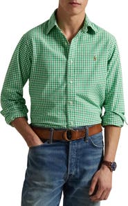 Polo Ralph Lauren Gingham Classic Fit Oxford Button-Down Shirt