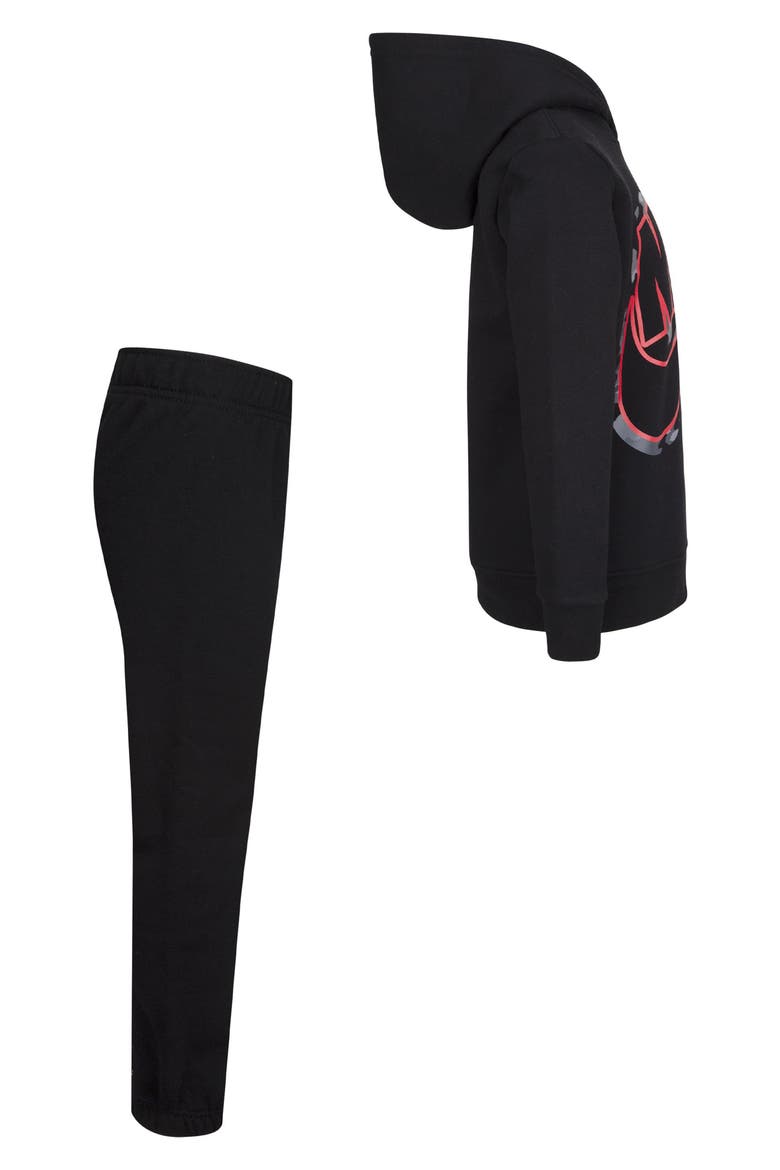 Kids' Futura Camo Fleece Set, Alternate, color, 023BLACK