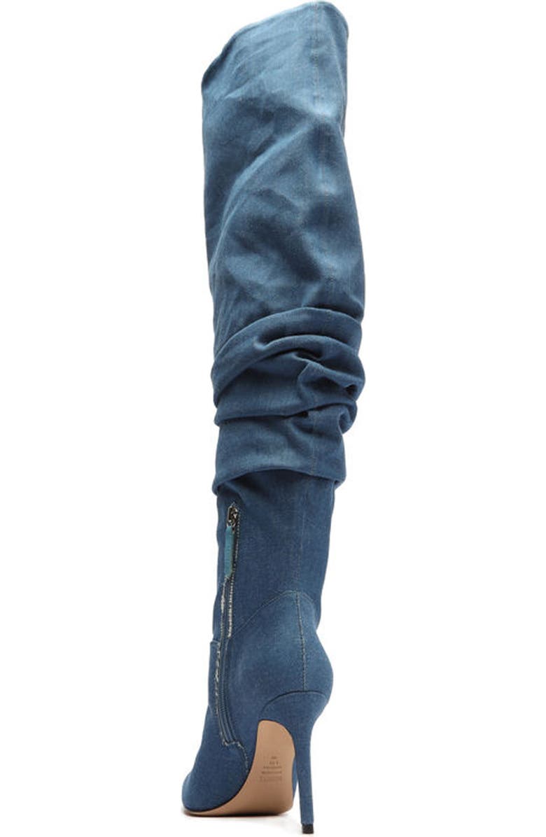 Schutz Ashlee Thigh High Pointed Toe Slouch Boot, Alternate, color,