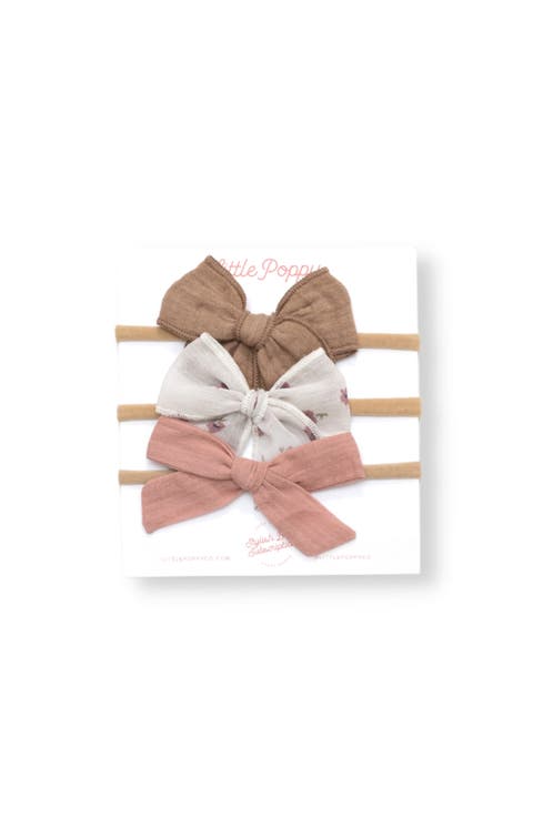 Mimi & Lula MINI FLORENCE BOWS - BUTTERSCOTCH