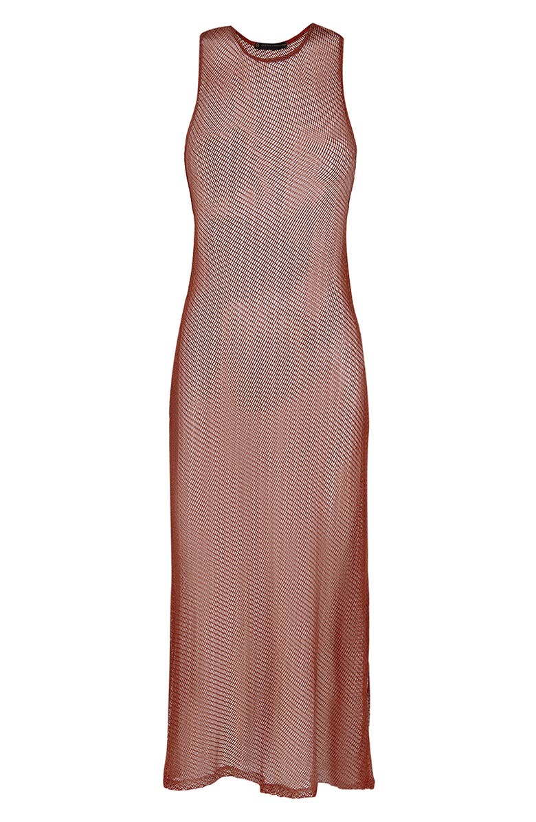 ViX Paula Hermanny Sheer Cover-Up Maxi Dress, Alternate, color, 