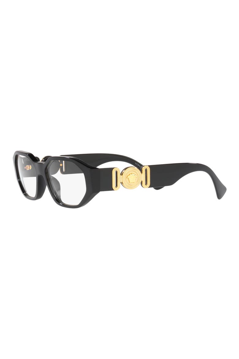 56mm Irregular Optical Glasses, Alternate, color, BLACK