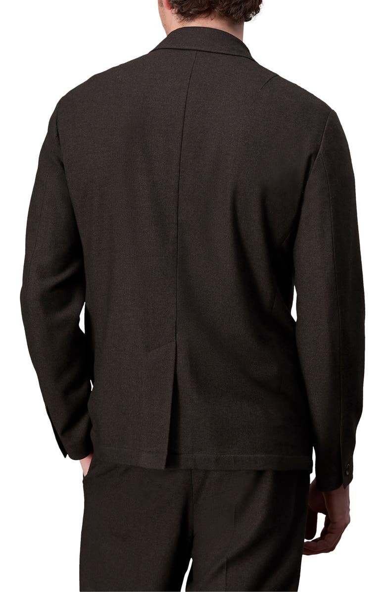 rag & bone Achilles Flannel Blazer, Alternate, color, Brown