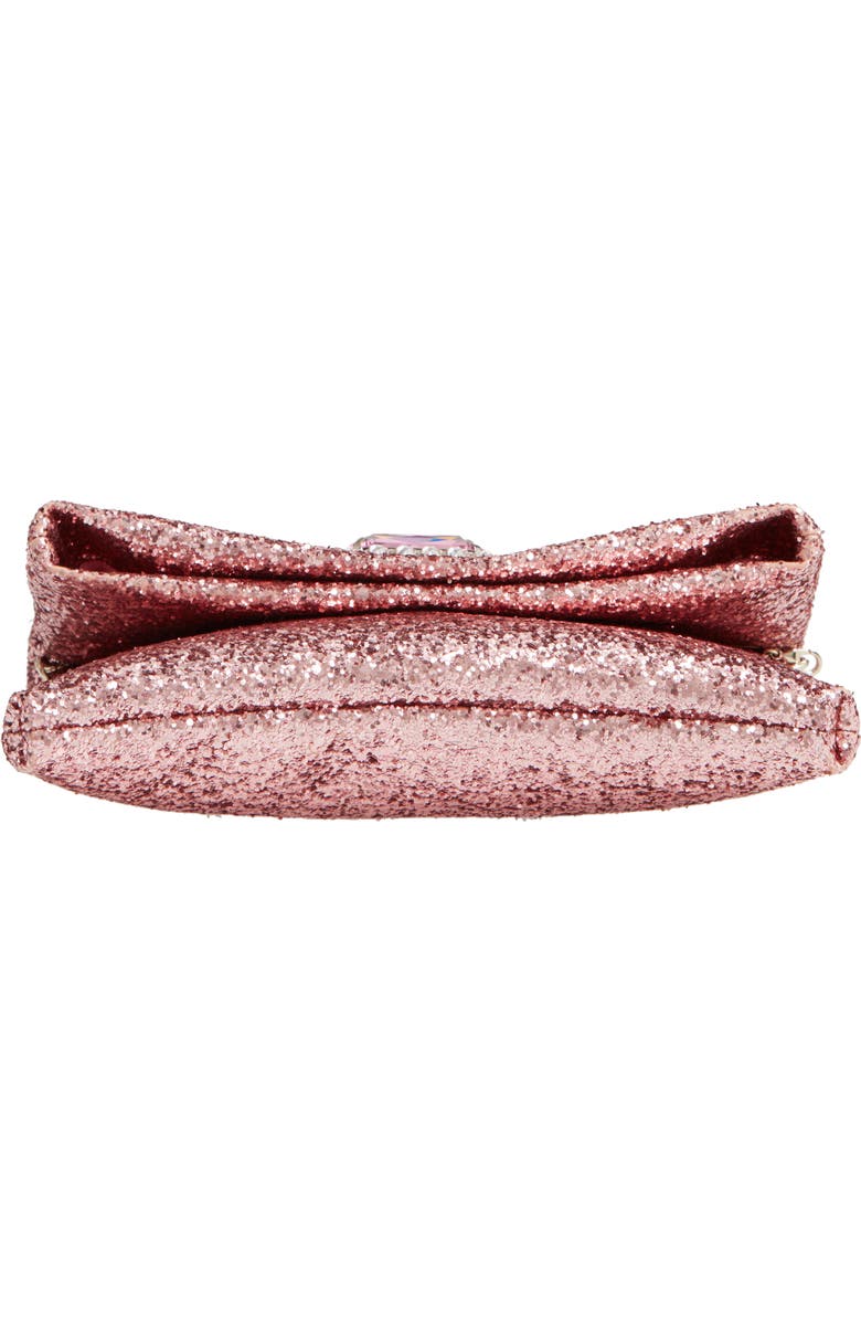 Jimmy Choo Titania Galactica Glitter Clutch, Alternate, color,
