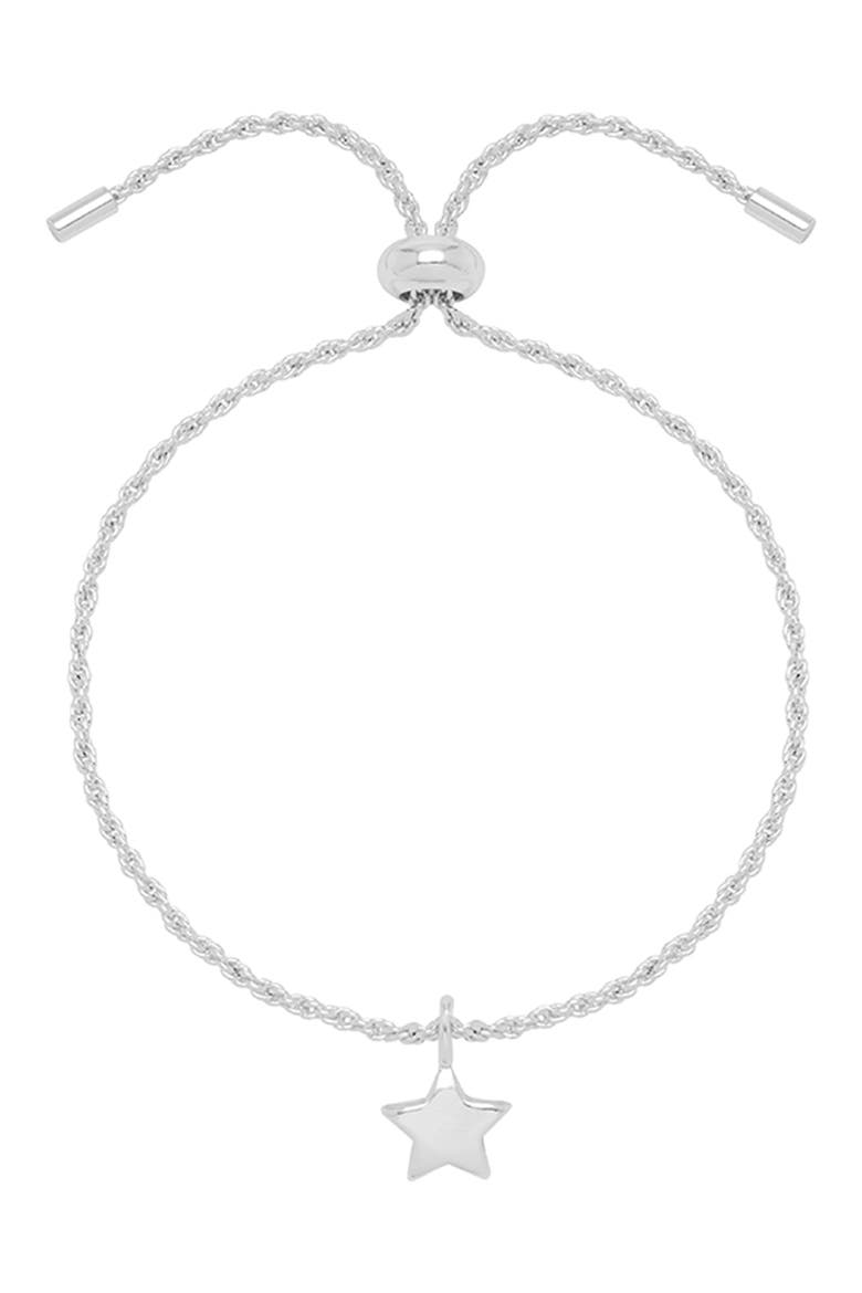 Amelia Star Charm Bracelet, Main, color, SILVER