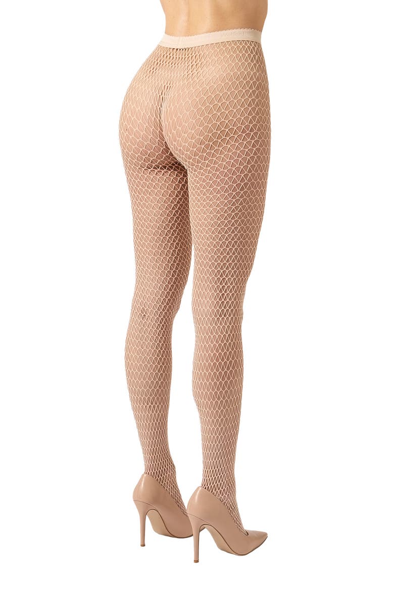 Fishnet Tights, Alternate, color, PINK SALT