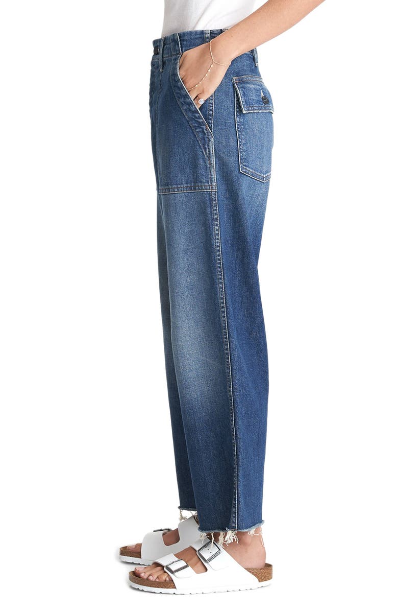 MOTHER Private A Wide Leg Jeans, Alternate, color, 