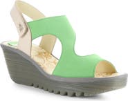 Fly London Yox Slingback Platform Wedge Sandal