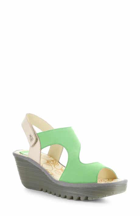 Fly London Yox Slingback Platform Wedge Sandal
