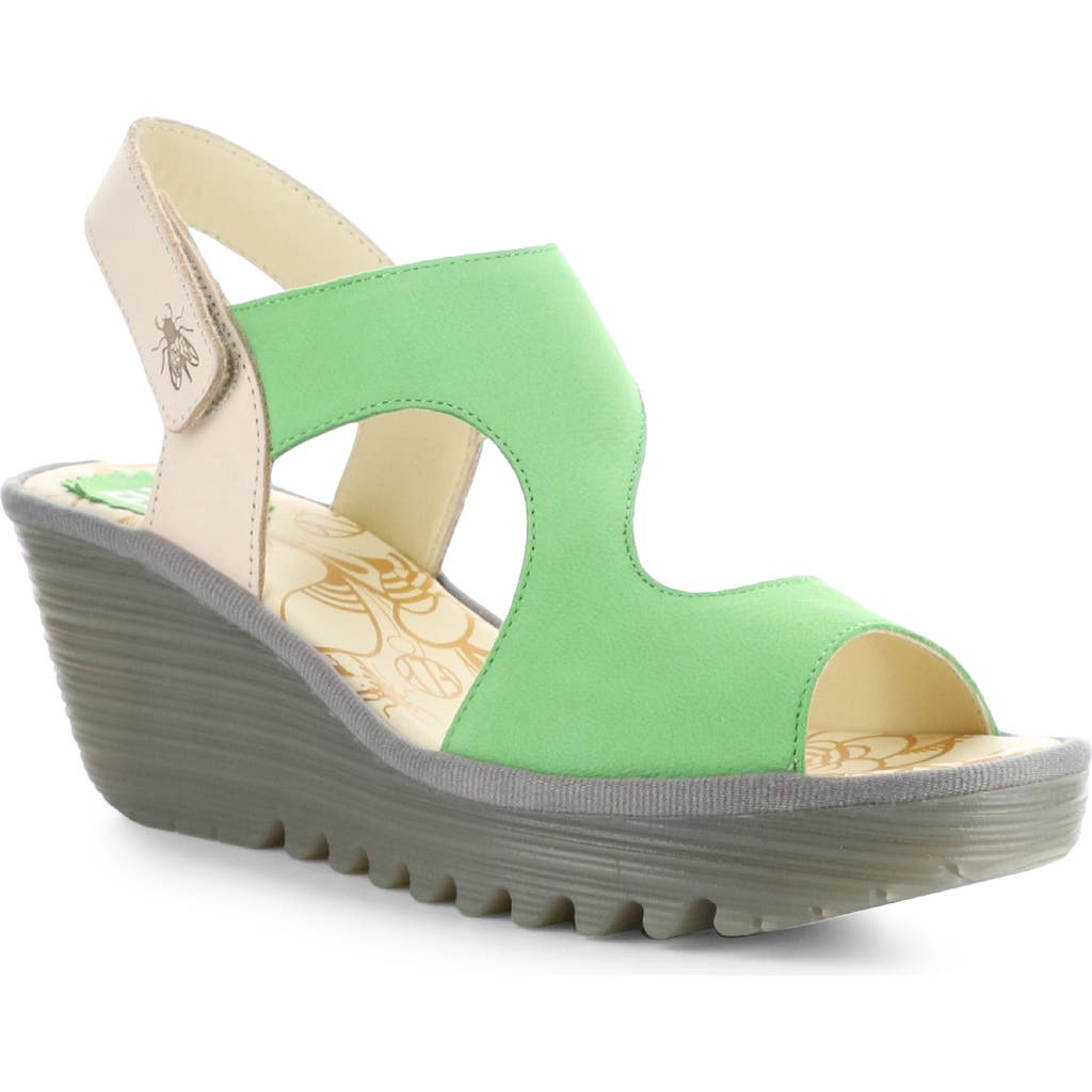 FLY LONDON FLY LONDON YOX SLINGBACK PLATFORM WEDGE SANDAL