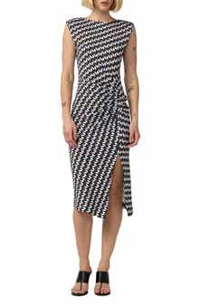 Andie Dot Print Jersey Midi Dress