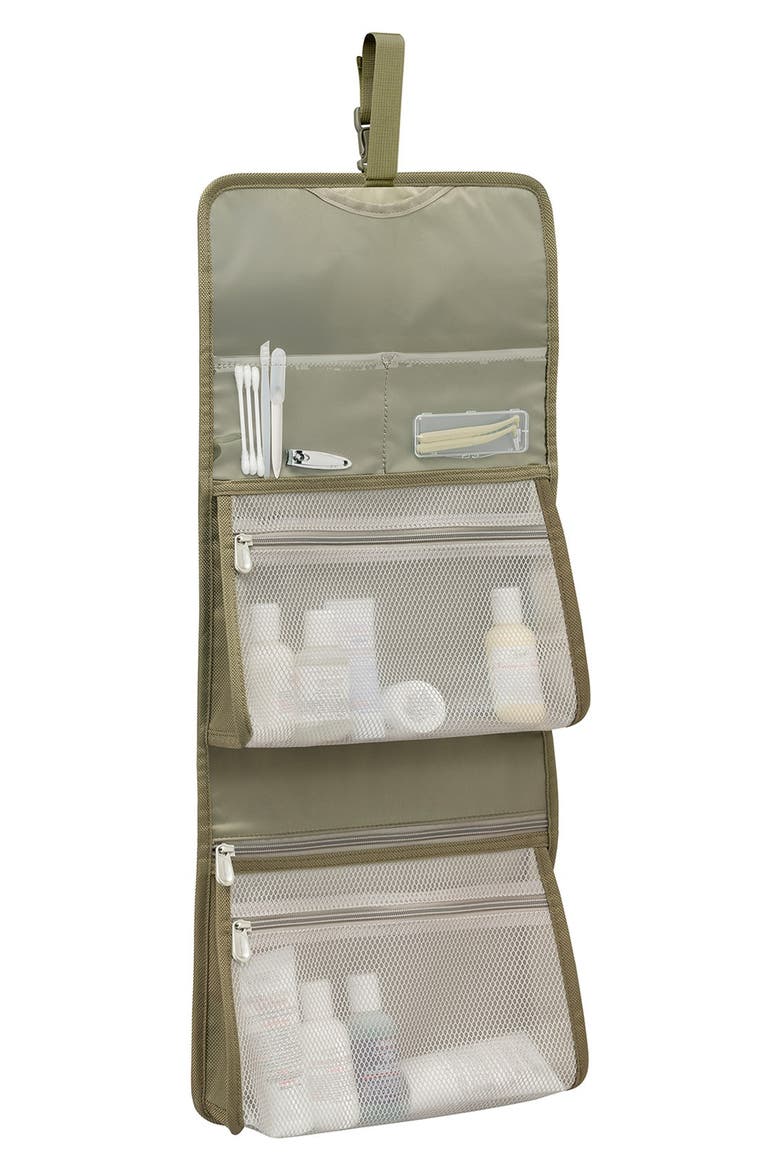 Baseline Deluxe Hanging Toiletry Kit, Alternate, color, OLIVE