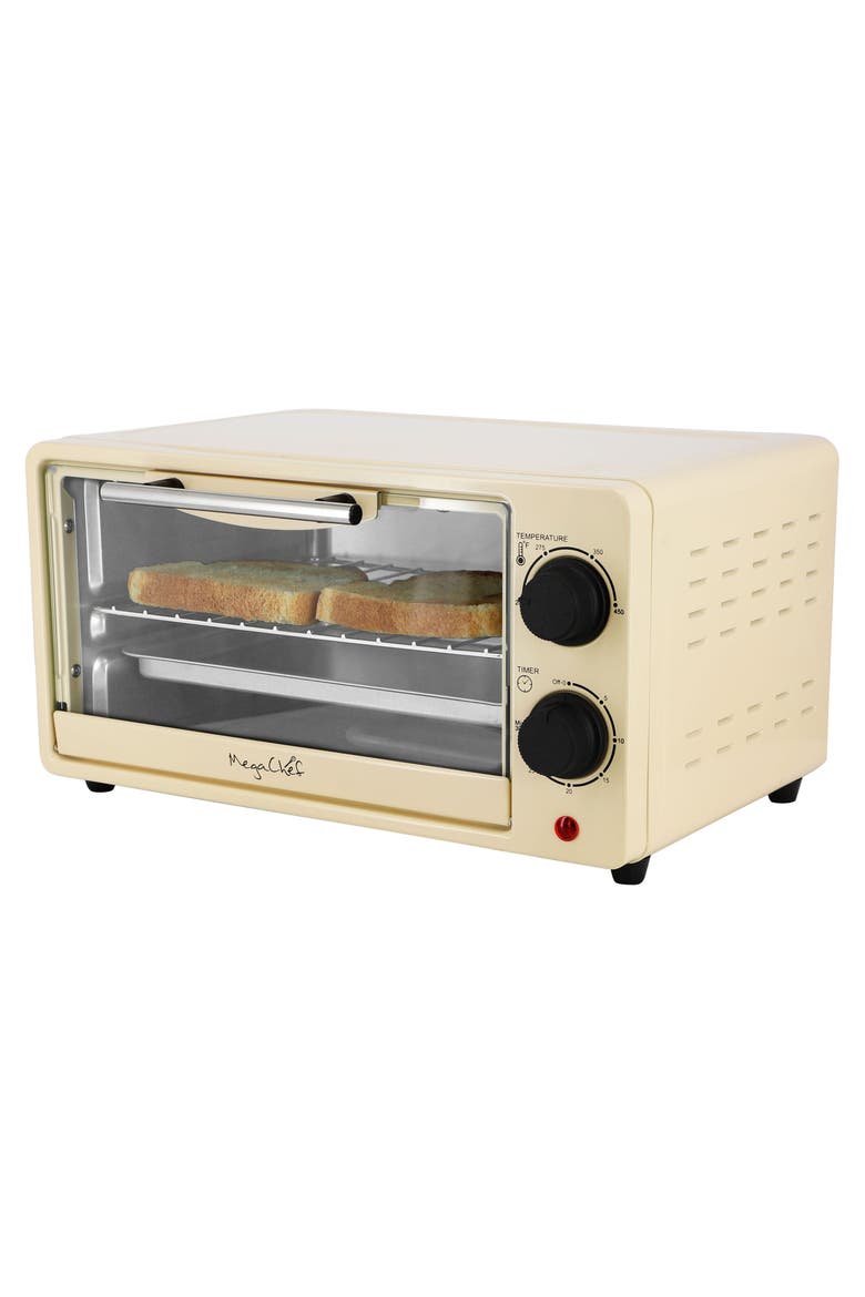 9.5 Quart Electric Counter Top Toaster Oven, Alternate, color, Cream