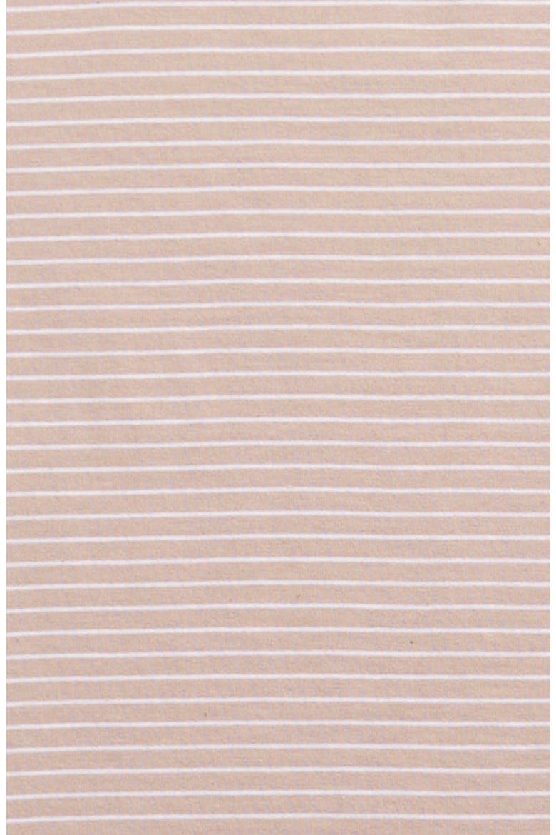 Kids' Bois Jr. Stripe Cotton T-Shirt, Alternate, color, OATMEAL/ WHITE