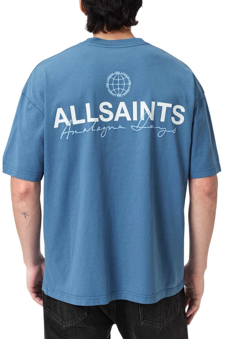 Emblem Cotton Graphic T-Shirt, Alternate, color, BAY BLUE