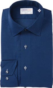 Lorenzo Uomo Cross Long Sleeve Trim Fit Shirt
