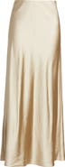 Open Edit Satin Maxi Skirt
