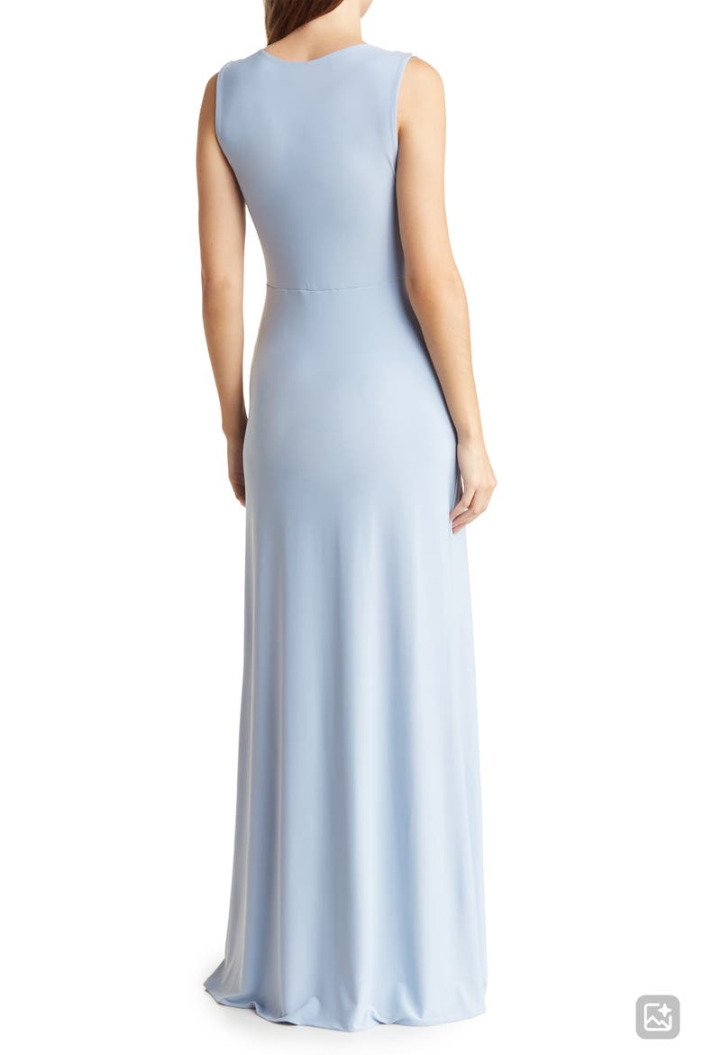 Josetta Sleeveless Maxi Dress, Alternate, color, DUSTY BLUE