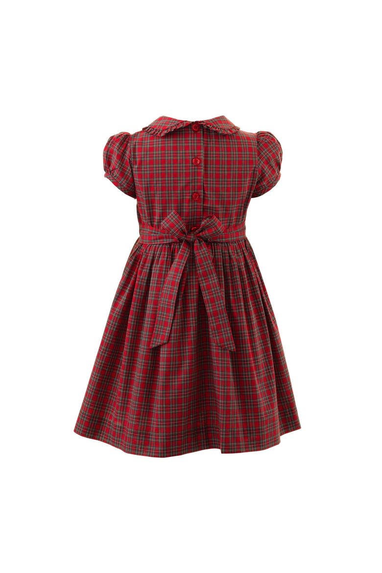 Tartan Frill Dress, Alternate, color, Red