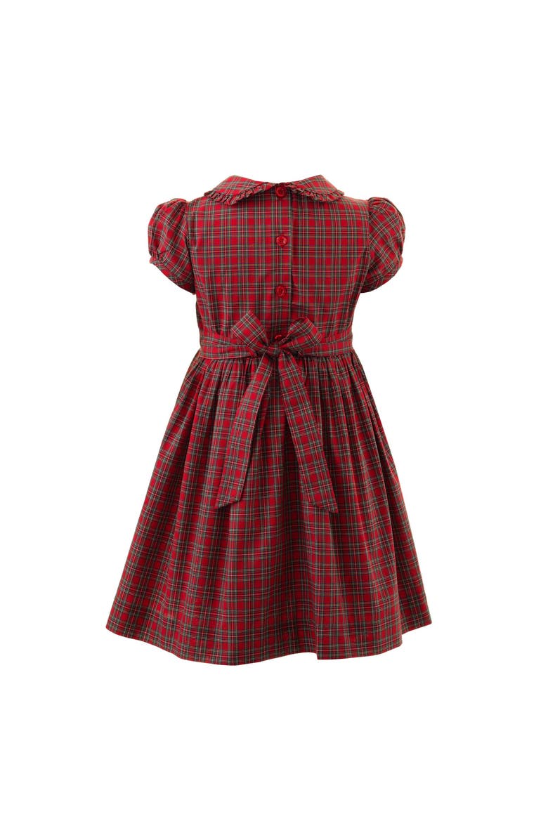 Rachel Riley Tartan Frill Dress, Alternate, color, Red