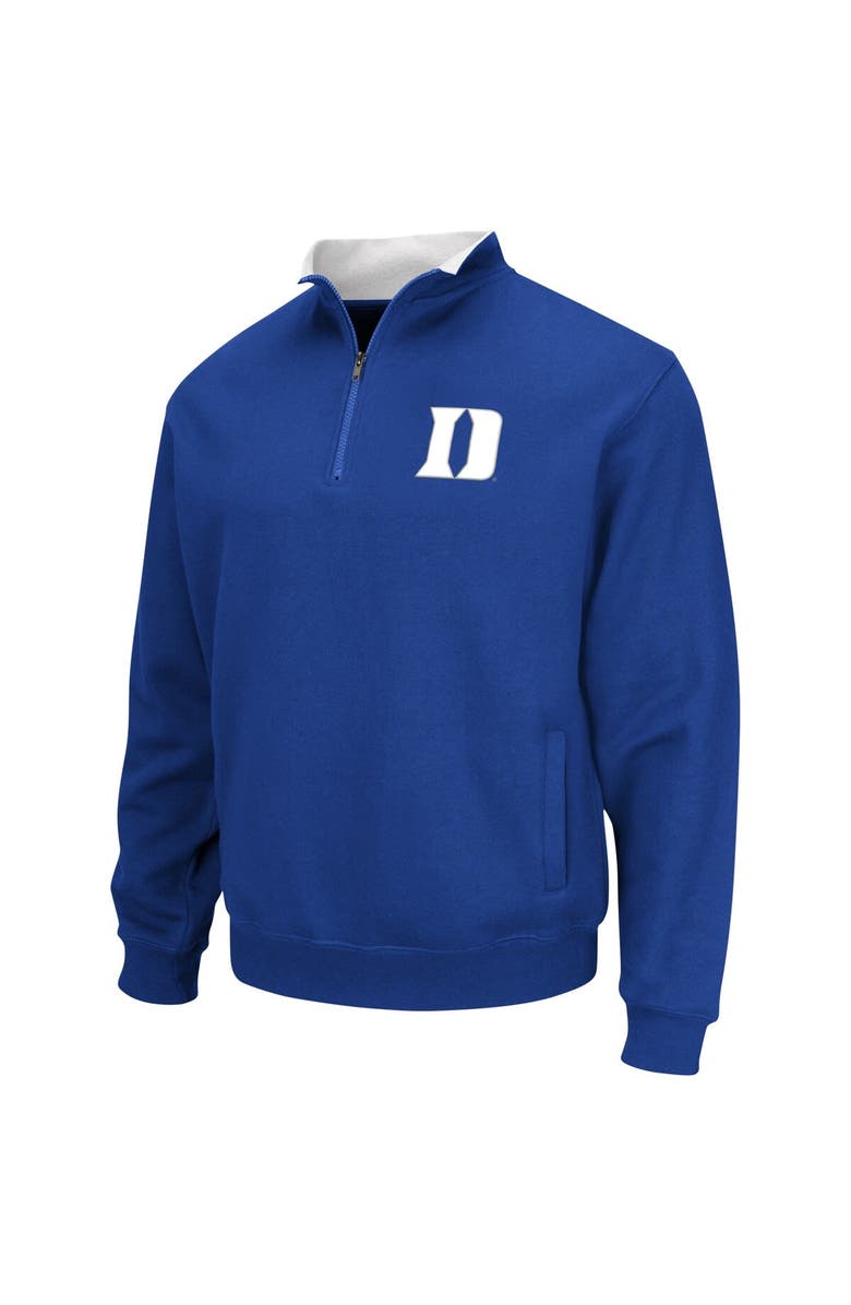 COLOSSEUM Men's Colosseum Royal Duke Blue Devils Tortugas Quarter-Zip Top, Alternate, color, Royal