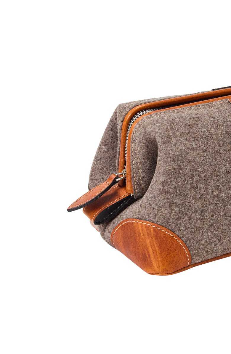 Robert Talbott SIMPSON LODEN DOPP KIT, Alternate, color, Gray