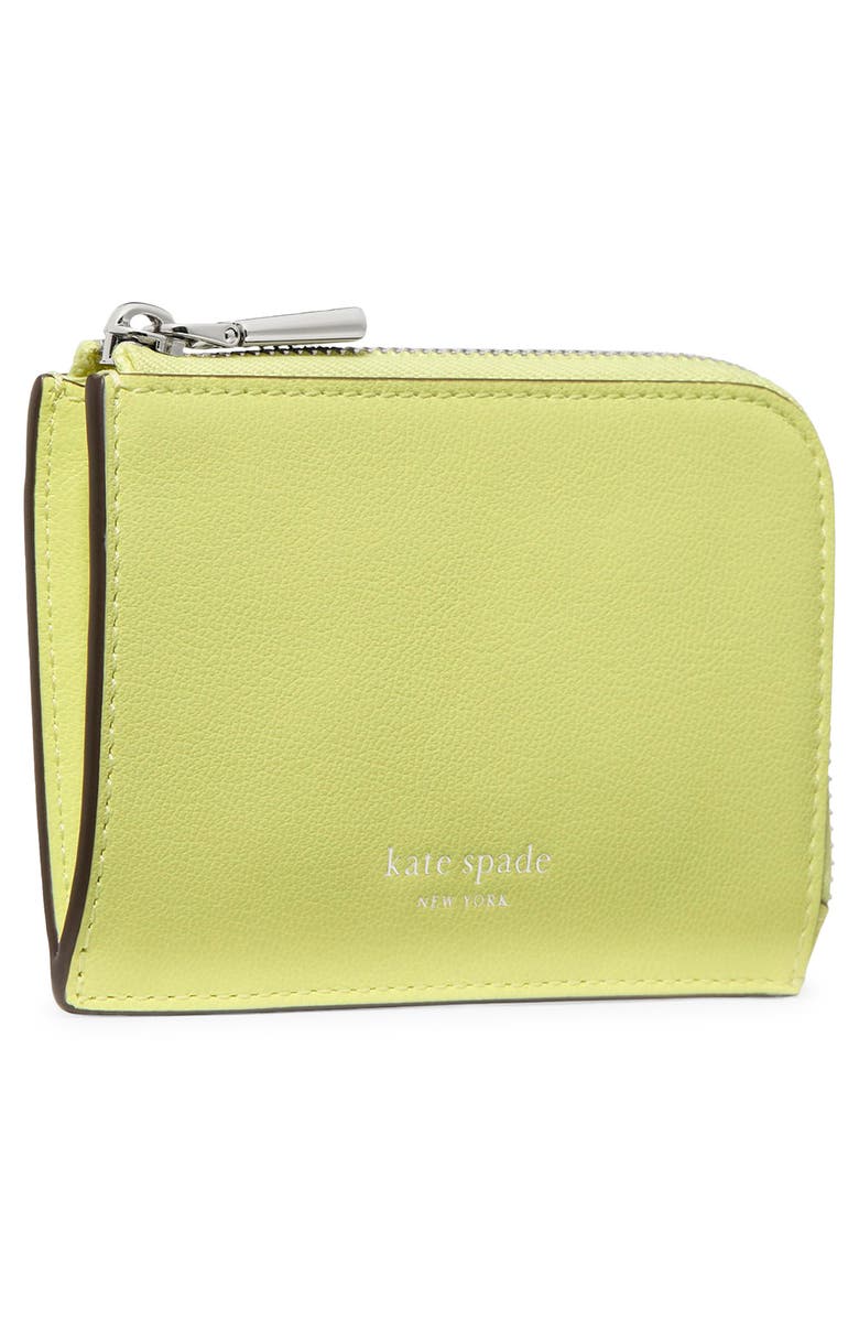 Kate Spade New York mini smooth leather zip card case, Alternate, color, Bosc Pear