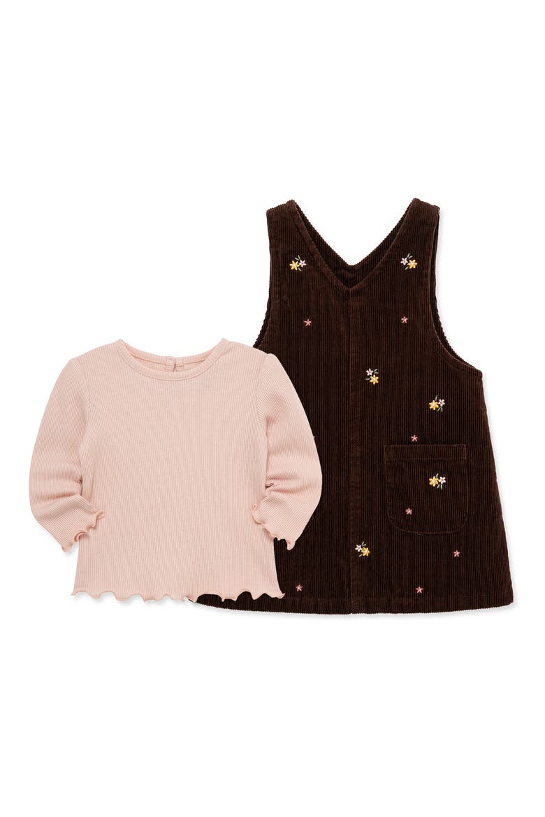 Kids' Garden Embroidery Jumper & Shirt Set, Alternate, color, FLORAL