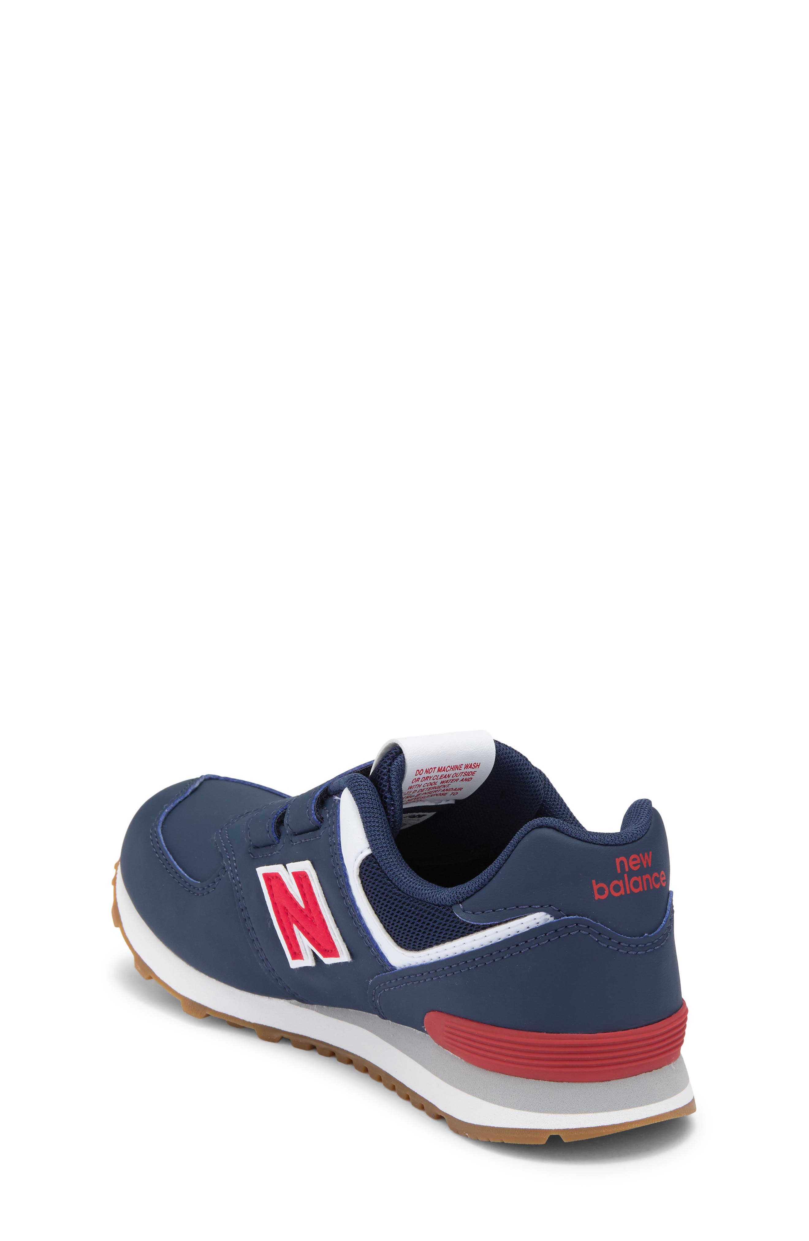 New Balance Kids' 574 Sneaker, Alternate, color, New Balance Navy/ Team Red