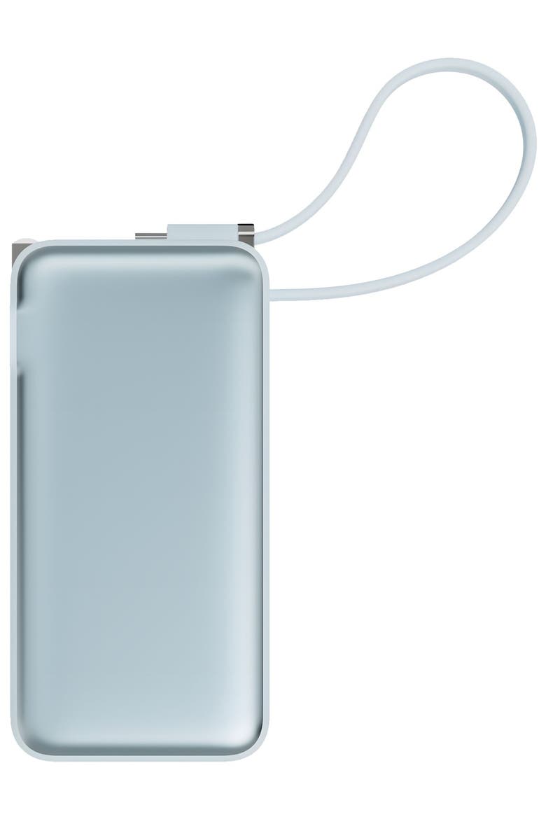 Flex Power Bank 45W with Integrated USB-C Cable 10,000 mAh, Alternate, color, Blue