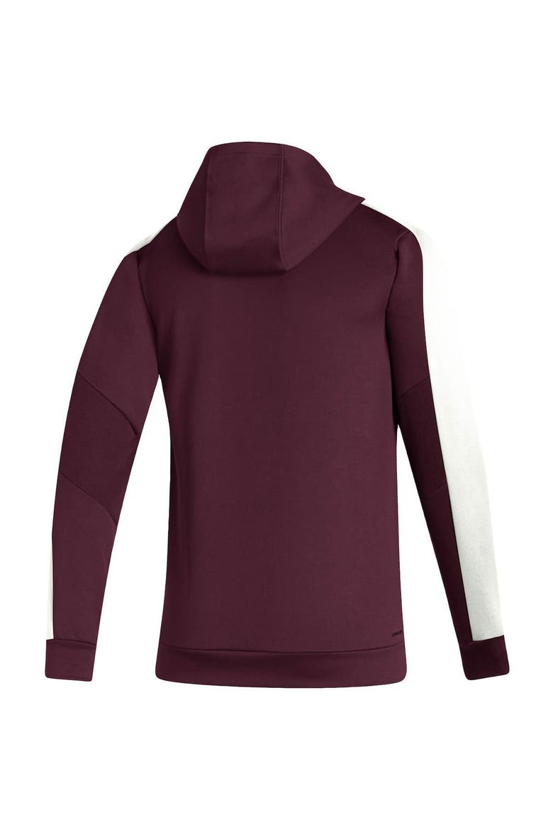 Men's adidas Maroon Texas A&M Aggies 2021 Sideline AEROREADY Full-Zip Hoodie, Alternate, color, MAROON
