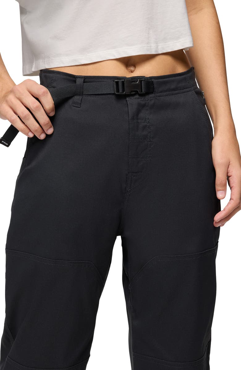 prAna Stretch Zion<sup>™</sup> Cinch Closure Pants, Alternate, color, Black