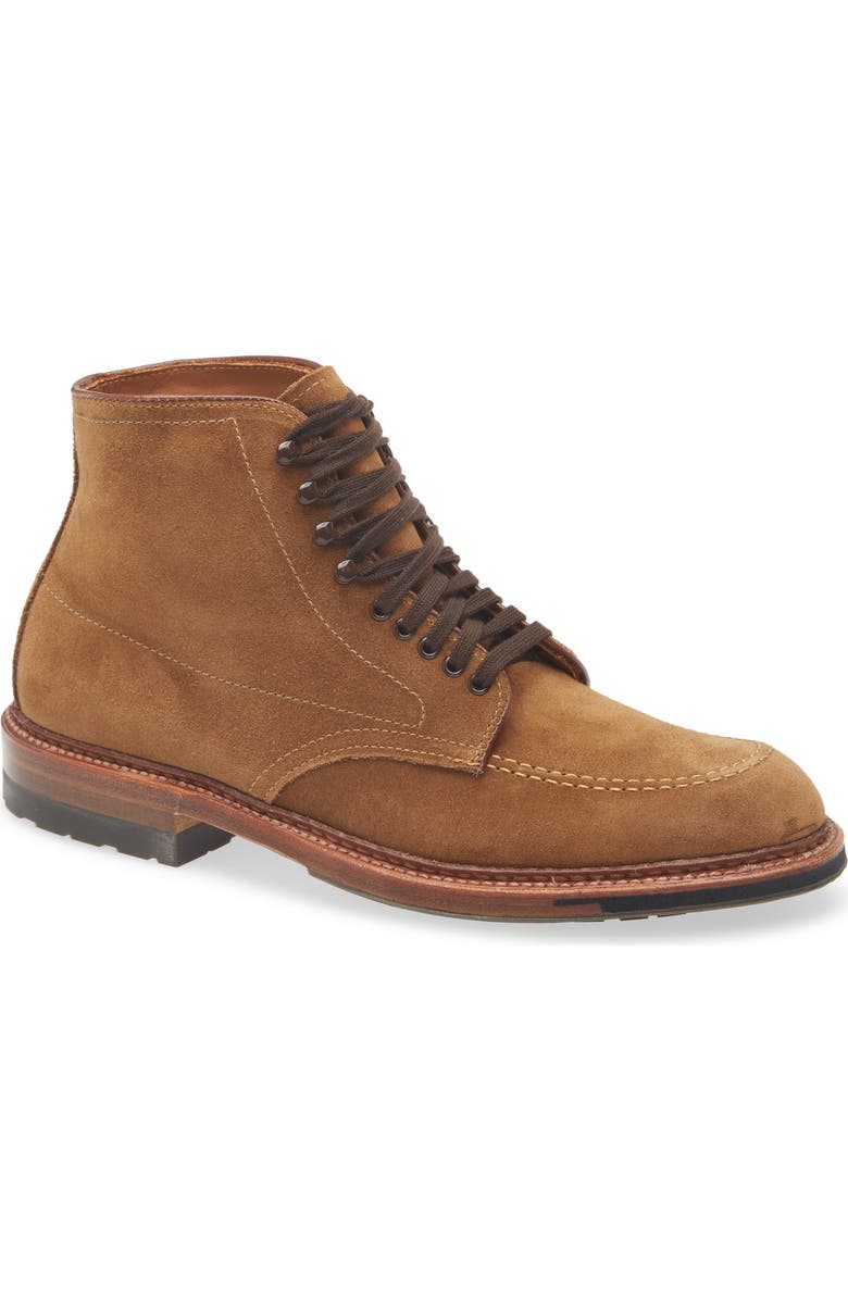 Alden Moc Toe Boot, Main, color, Snuff Suede