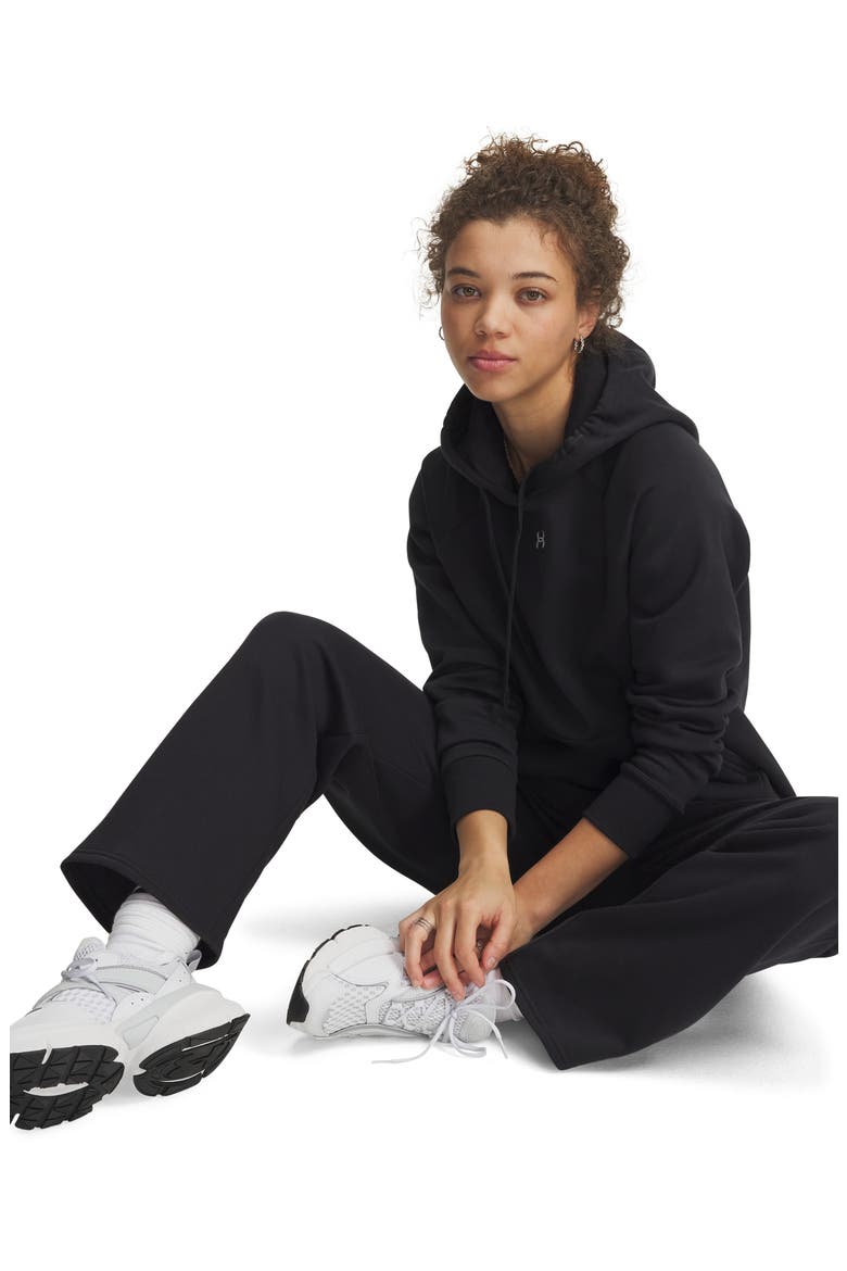 Rival Fleece Straight Leg Pants, Alternate, color, BLACK
