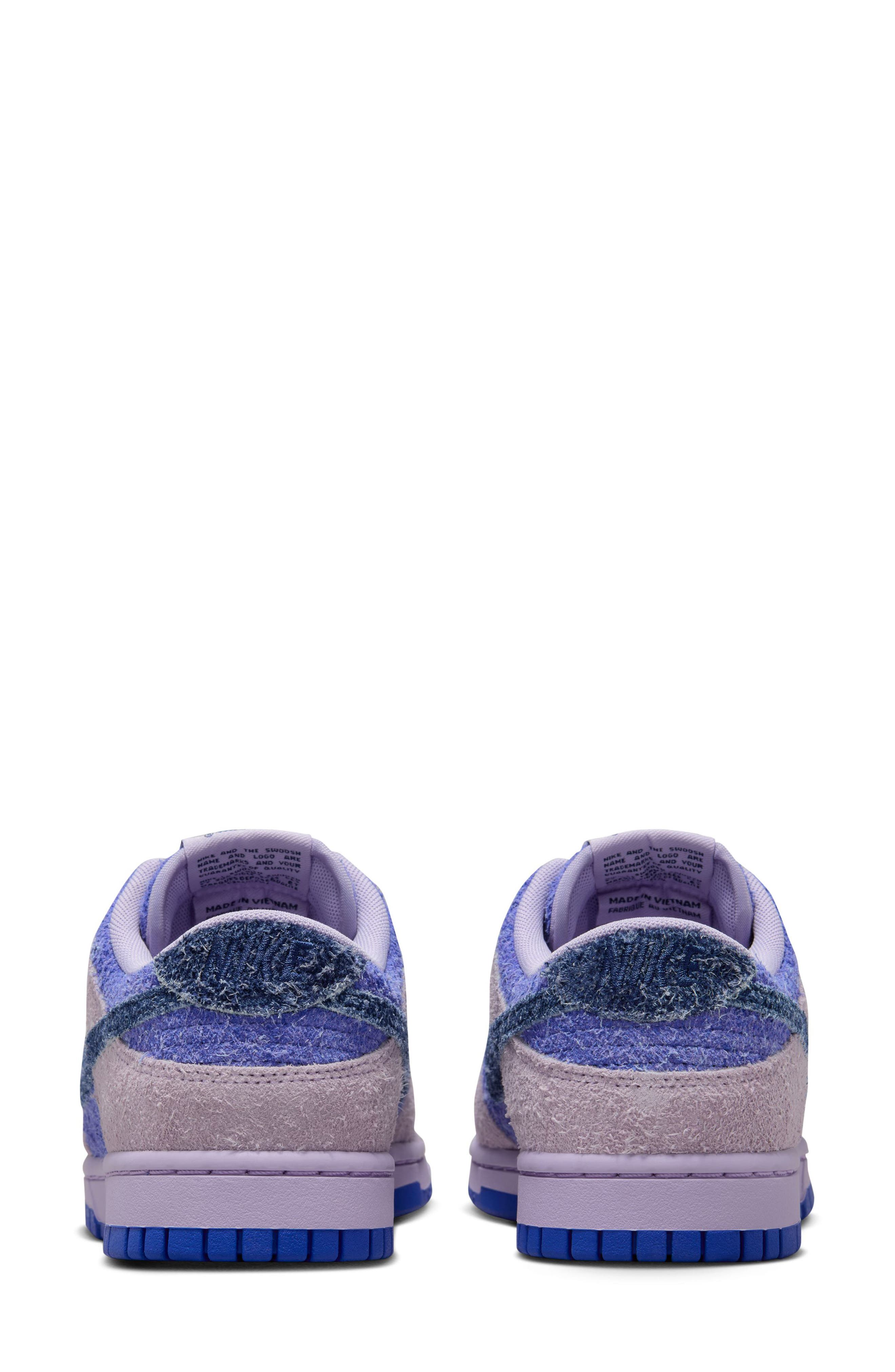 Dunk Low SE Basketball Sneaker, Alternate, color, HYDRANGEAS/ DEEP ROYAL BLUE